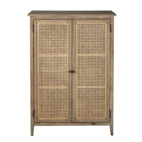 Storage cabinet cane with 2 doors