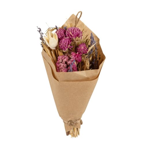 Dekoration Getrocknete Blumen | Strauß aus Trockenblumen, rosa und beige - XX62864