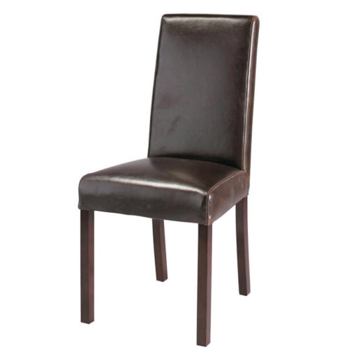 Business Stühle und Hocker | Stuhl aus Leder, braun - NE32728
