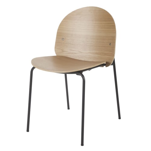 Stuhl für die gewerbliche Nutzung, Eschenholznachahmung