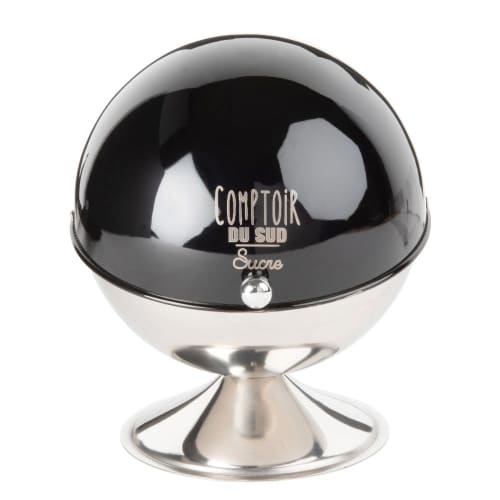 Sucrier Boule En Inox Bicolore Imprime Maisons Du Monde