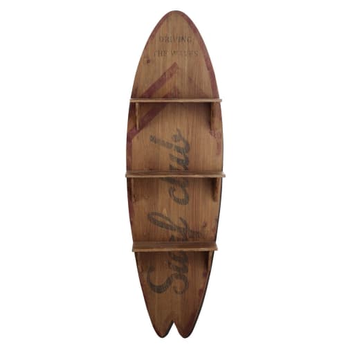 surfboard shelf decor