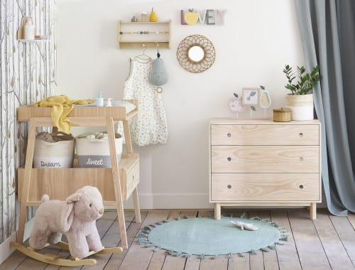 Table à langer 1 étagère 1 tiroir en pin Sasha | Maisons du Monde