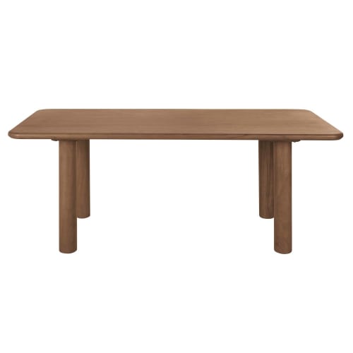 Meubles Tables à manger | Table à manger en bois d'acacia massif marron 6 personnes L200 - NH24447
