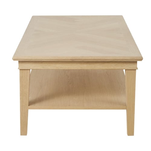 Meubles Tables basses | Table basse 2 plateaux à chevrons - GV05950