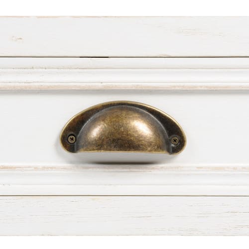 Meubles Tables basses | Table basse 2 tiroirs blanche - JE36269