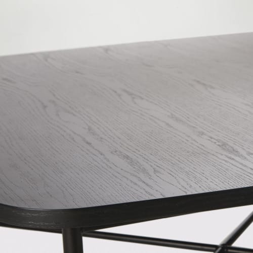Meubles Tables basses | Table basse carrée noire - DT39914