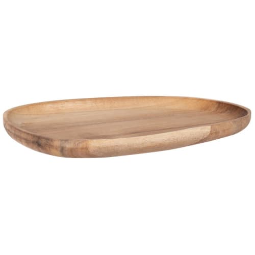 Tischkultur Holztablett und Serviertablett | Tablett aus Akazienholz, oval - WK49671