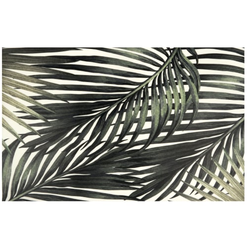 Tapis en vinyle imprimé feuilles tropicales 50x80