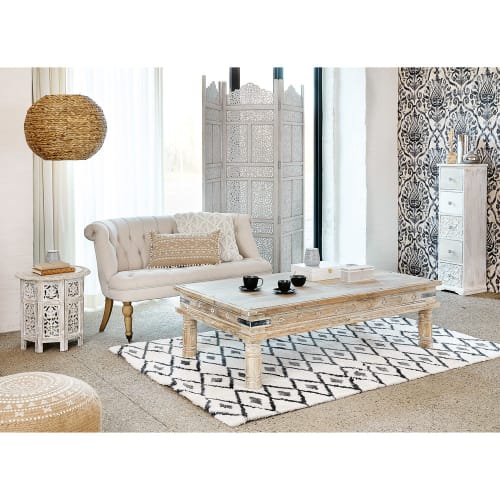 Tappeto Berbero Nero E Bianco 140x200cm Jyam