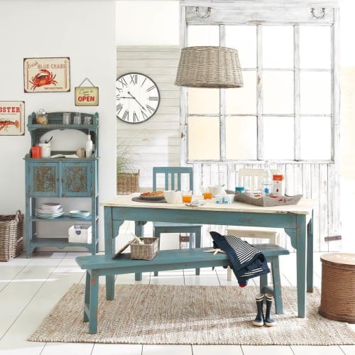 Tappeto Intrecciato In Cotone E Iuta 140x200 Cm