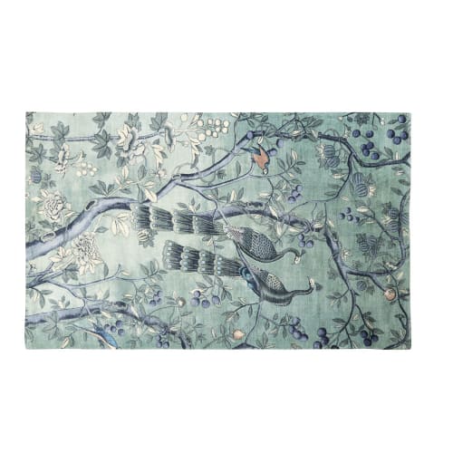 Tappeto Verde E Talpa Stampa Natura 150x240 Cm