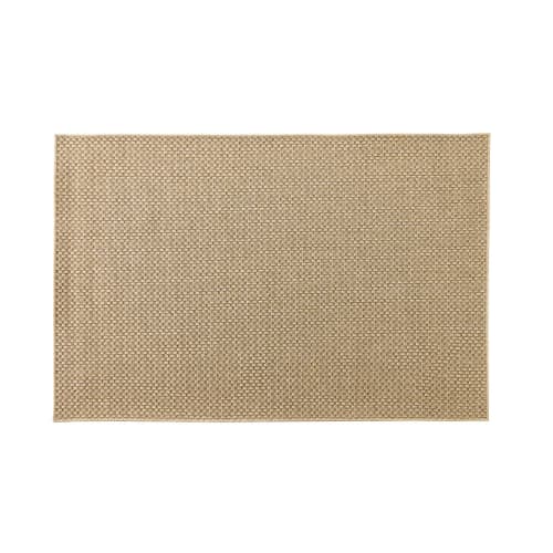 Teppich aus geflochtenem Polypropylen, beige, 120x180cm