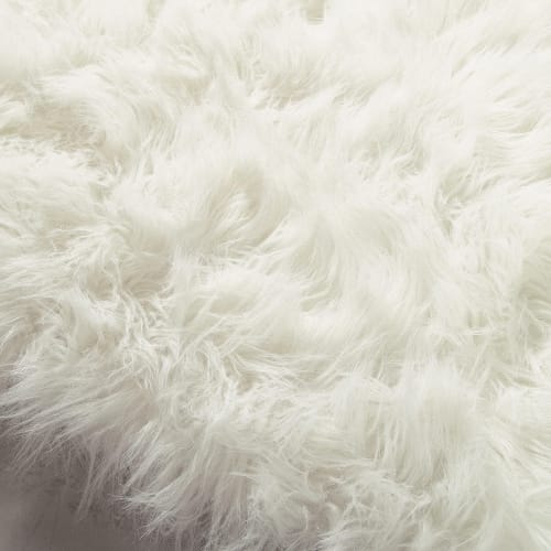 Textil Teppiche | Teppich aus Kunstfell, weiß, 160x230 - YK03398