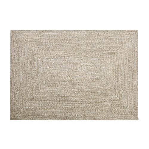 Teppich aus recyceltem Polyester, beige ,140x200cm, OEKO-TEX®