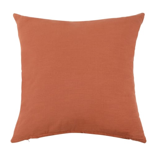 Terracotta Cotton Cushion 50x50 Tosane Maisons du Monde
