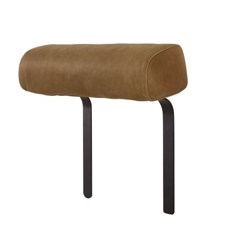 Canapés et fauteuils Canapés droits | Têtière de canapé en cuir camel - PO05287