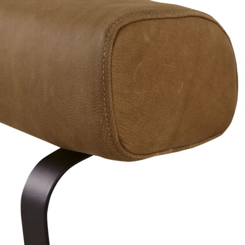 Canapés et fauteuils Canapés droits | Têtière de canapé en cuir camel - PO05287