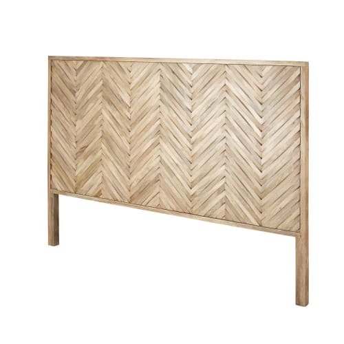 Textured Mango Wood 160 Headboard Shepherd Maisons du Monde