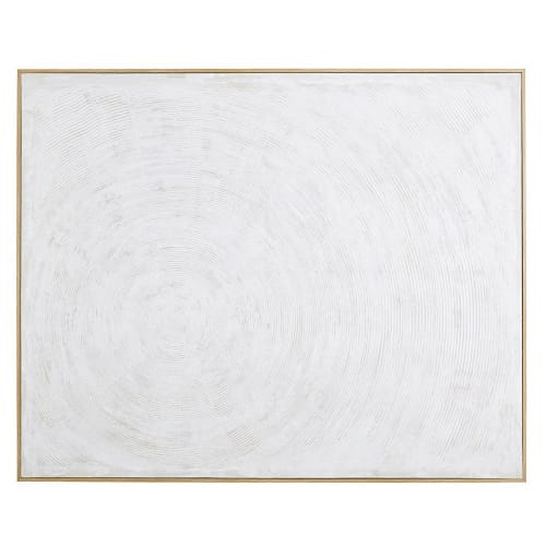 Déco Toiles et tableaux | Toile peinte blanche 153x123 - GE67320