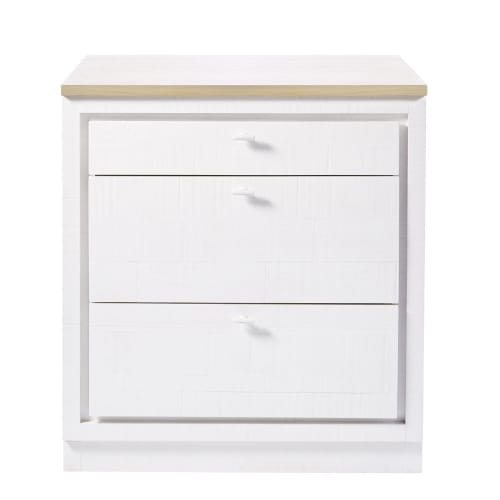 Topfschrank mit 3 Schubladen, weiß Embrun | Maisons du Monde