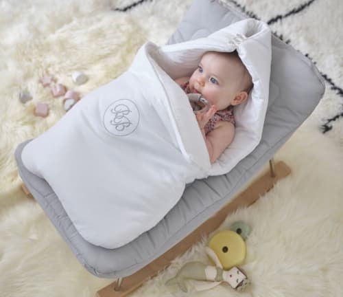 Transat Bebe En Coton Gris Clair Celeste Maisons Du Monde