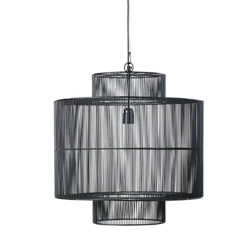 Hängeleuchte aus Rattangeflecht, schwarz D51 | Maisons du Monde Hängeleuchte aus Rattangeflecht, schwarz D51 | Maisons du Monde