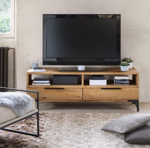 Möbel TV-Möbel | TV-Möbel aus massivem Mangoholz - NZ65644