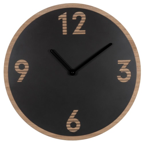 Dekoration Uhren und Wecker | Uhr, blaugrün, beige und weiß, D45cm - YZ73490