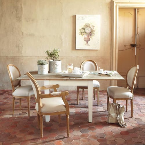 cement doen alsof Aantrekkelijk zijn aantrekkelijk Uitschuifbare eettafel voor 4 à 8 personen L90/180 Provence | Maisons du  Monde