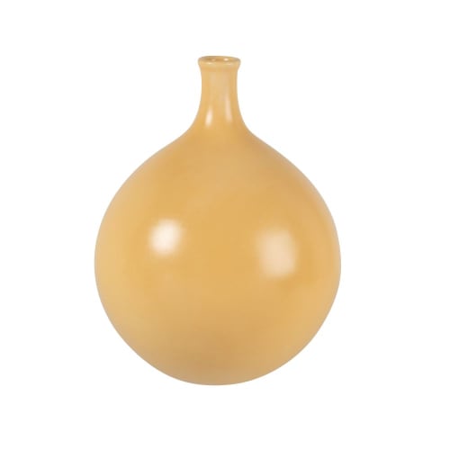 Dekoration Vasen | Vase aus gelbem Steinzeug H23cm - KQ74310