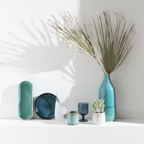 Dekoration Vasen | Vase aus Keramik, zweifarbig H37 - SI65533
