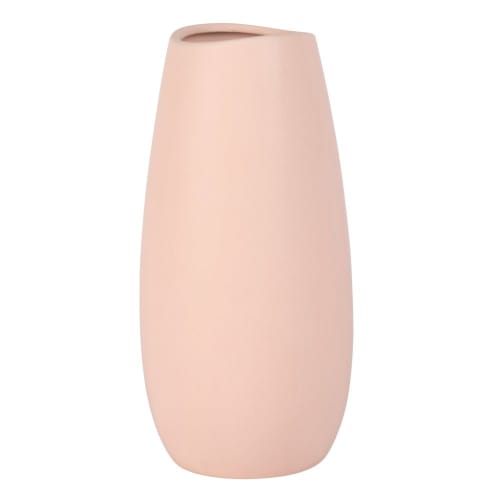 Dekoration Vasen | Vase aus Steingut, beige und rosa H25 - WL79154