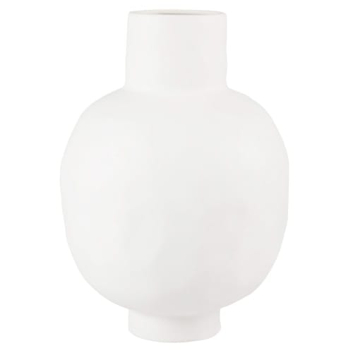 Vase en grès blanc H35 | Maisons du Monde