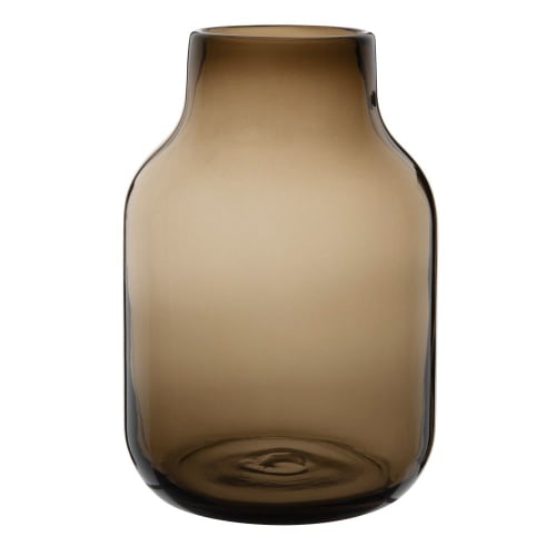 Vase en verre fumé marron H25 | Maisons du Monde