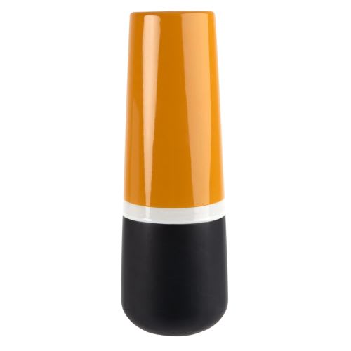 Vaso in ceramica tricolore, 30 cm 