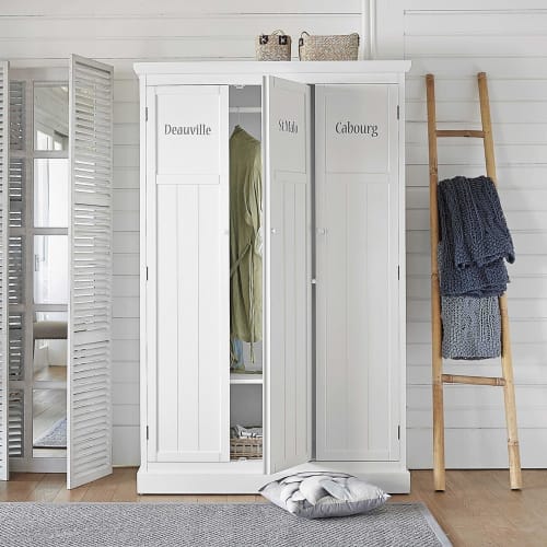 Vestiaire En Pin Blanc L 125 Cm Newport Maisons Du Monde Vestiaire En Pin Blanc L 125 Cm Newport Maisons Du Monde