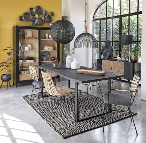 Vetrina 2 cassetti nera | Maisons du Monde Vetrina 2 cassetti nera | Maisons du Monde