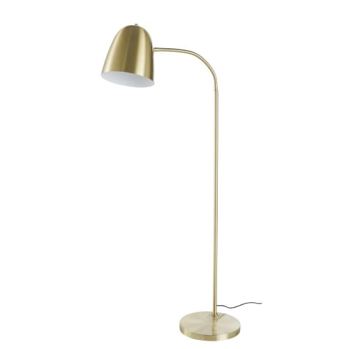 Intrekking Zonnig Tegen Vintage gouden metalen vloerlamp, H150 VALIO | Maisons du Monde