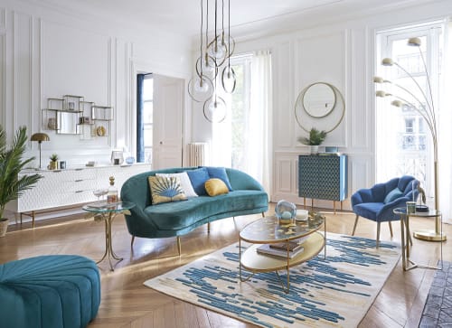 Vintage Sessel Smaragdgrun Homarid Maisons Du Monde
