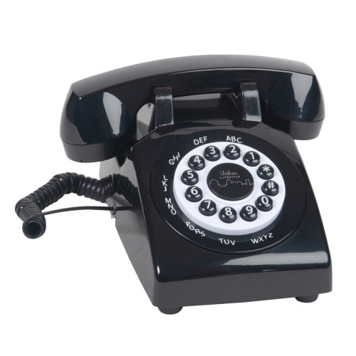 Vintage Zwarte Telefoon Maisons Du Monde