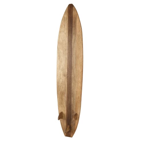 Wanddecoratie met surfplank van mangohout 38x180