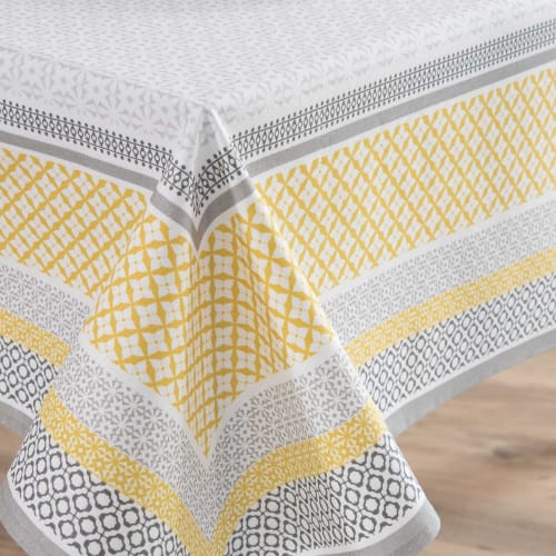 waxed cotton tablecloth, 140 x 250 cm Faro Maisons du Monde