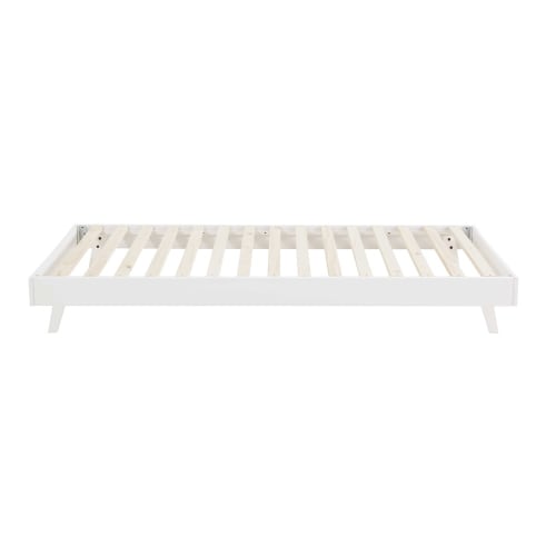 White And Grey Cot And Changer Combo L190 Celeste Maisons Du Monde