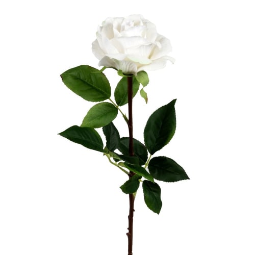 Decor Artificial flowers & bouquets | White artificial rose - YC32720