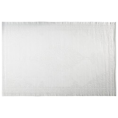 White polypropylene rug 180x270cm