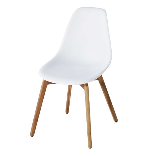 White Scandinavian Garden Chair