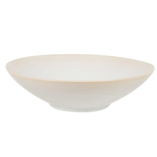 Tableware Serving dishes, plates & bowls | White stoneware salad bowl - DB08924