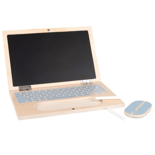 Wood and slate children's computer
