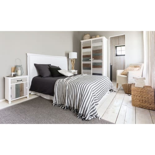 Wooden coverable headboard W 140cm Morphée Maisons du Monde